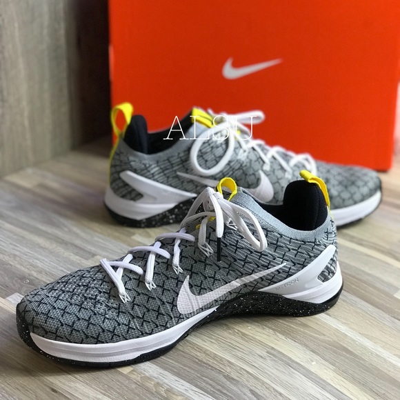 Nike Metcon DSX Flyknit B/W Dynamic Yellow Men’s - Picture 7 of 8
